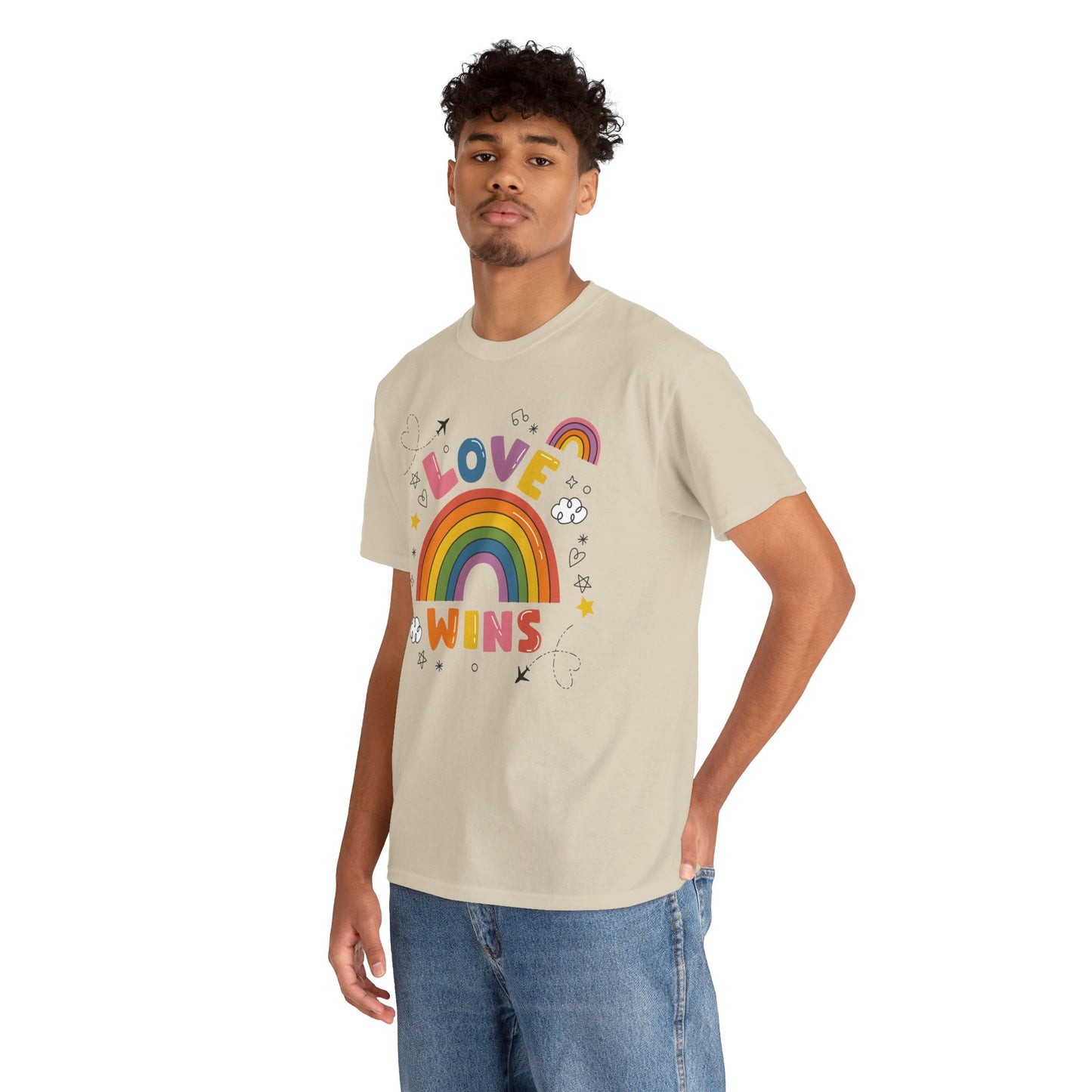 Love Wins Pride Month Unisex Cotton T-Shirt