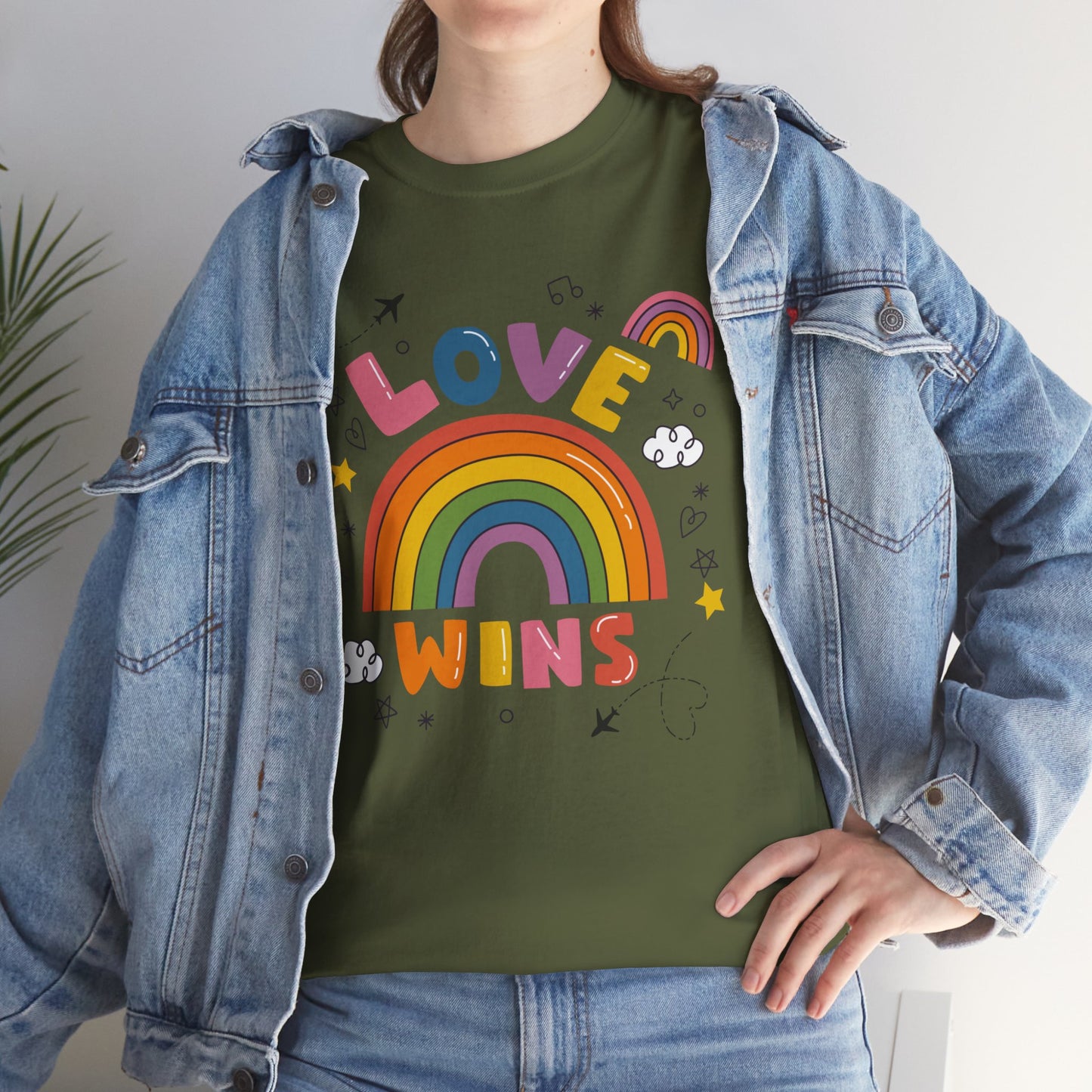 Love Wins Pride Month Unisex Cotton T-Shirt