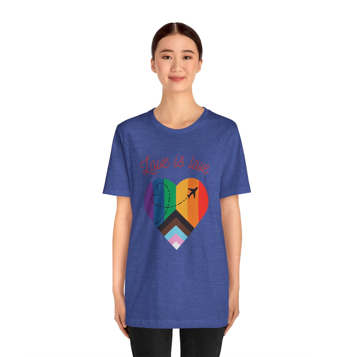 Love is Love Pride Month Unisex Jersey Short Sleeve T-Shirt