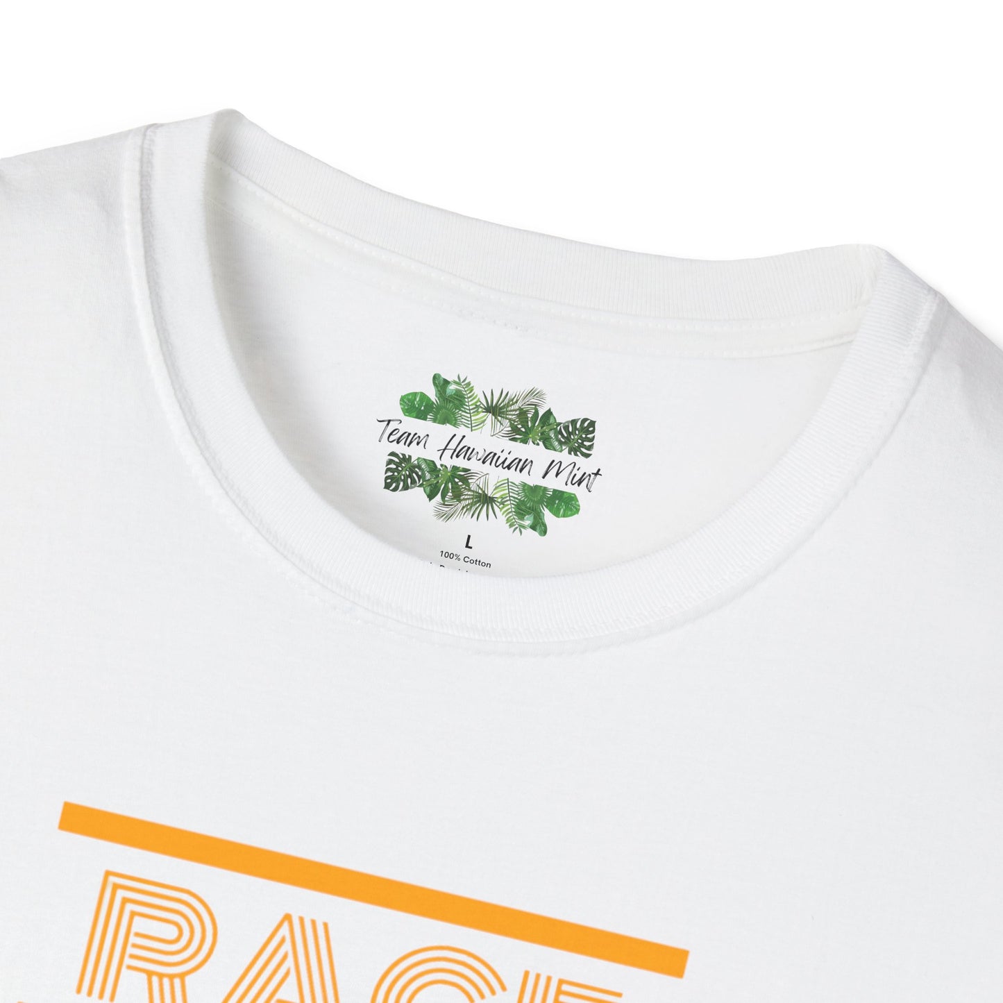 Race Detour Roadblock Pitstop: Unisex Softstyle T-Shirt by Team Hawaiian Mint