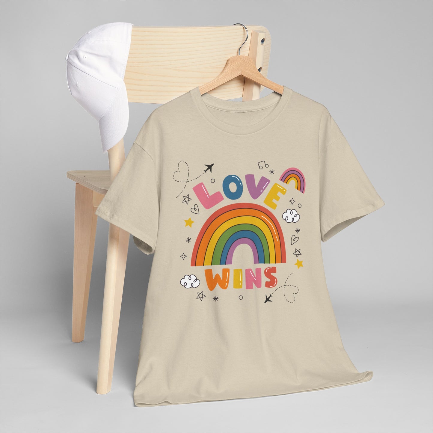 Love Wins Pride Month Unisex Cotton T-Shirt