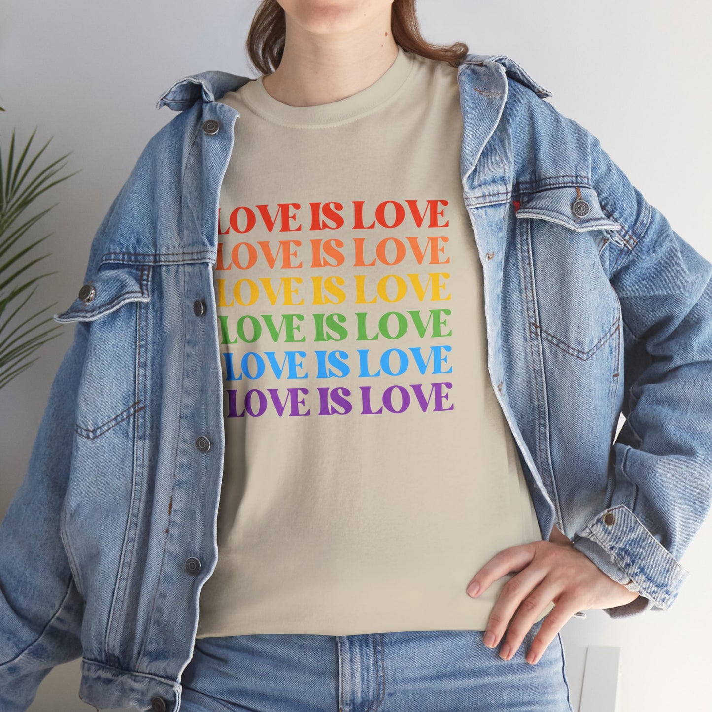 Love is Love Pride Month Unisex Cotton T-Shirt