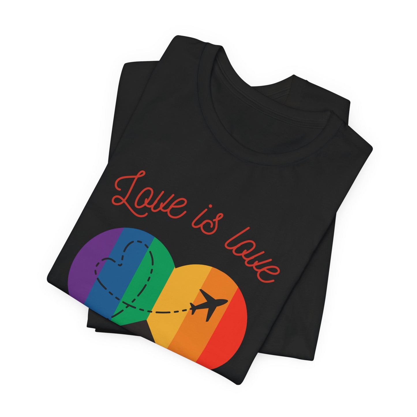 Love is Love Pride Month Unisex Jersey Short Sleeve T-Shirt