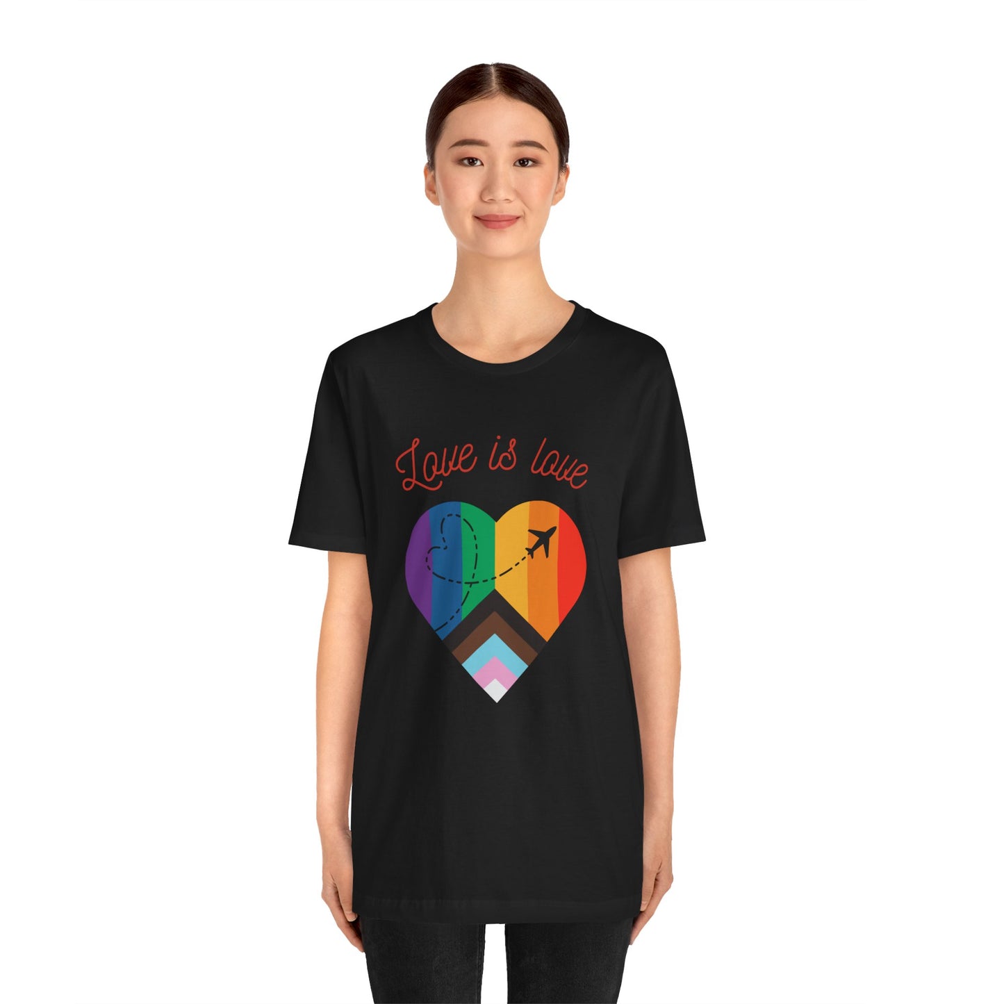 Love is Love Pride Month Unisex Jersey Short Sleeve T-Shirt