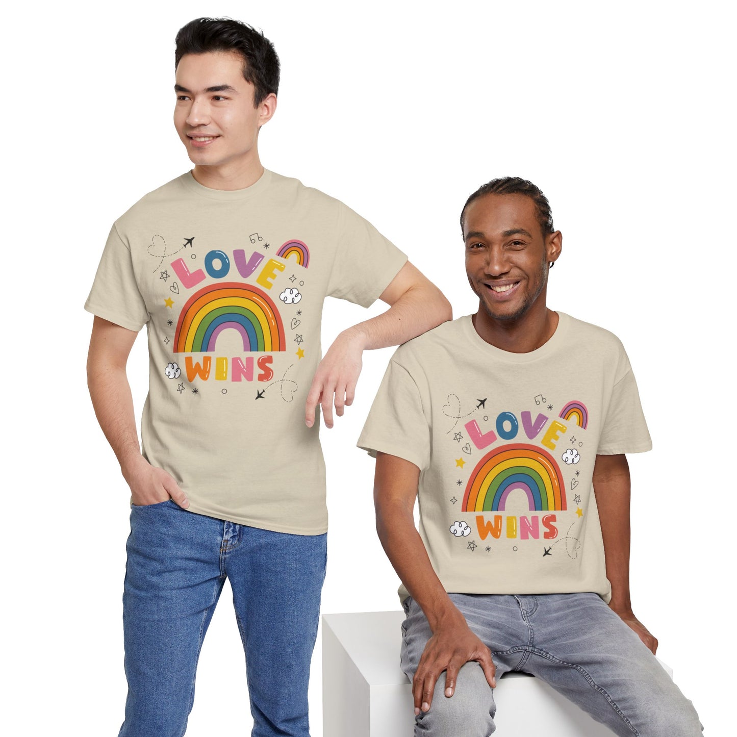 Love Wins Pride Month Unisex Cotton T-Shirt