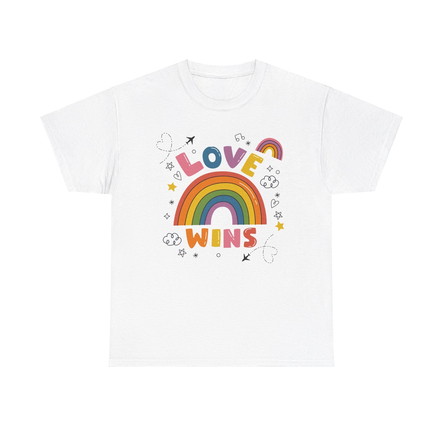 Love Wins Pride Month Unisex Cotton T-Shirt