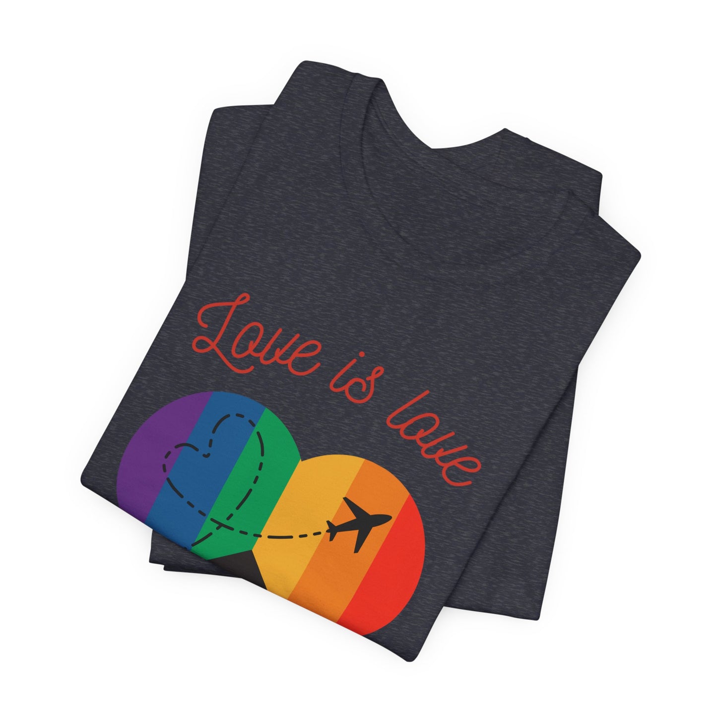 Love is Love Pride Month Unisex Jersey Short Sleeve T-Shirt