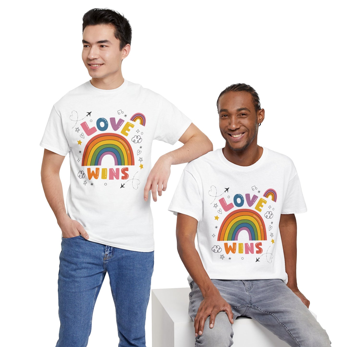 Love Wins Pride Month Unisex Cotton T-Shirt