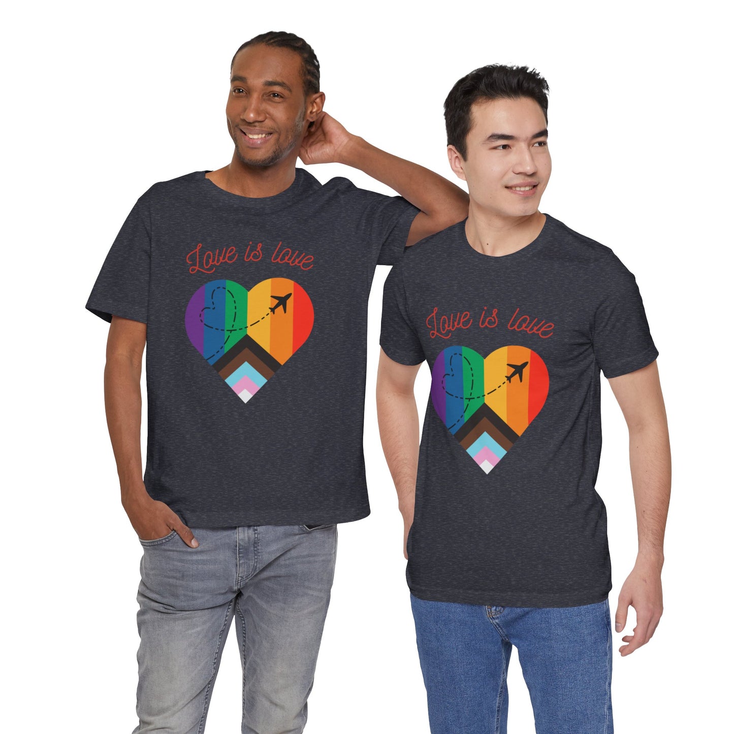 Love is Love Pride Month Unisex Jersey Short Sleeve T-Shirt