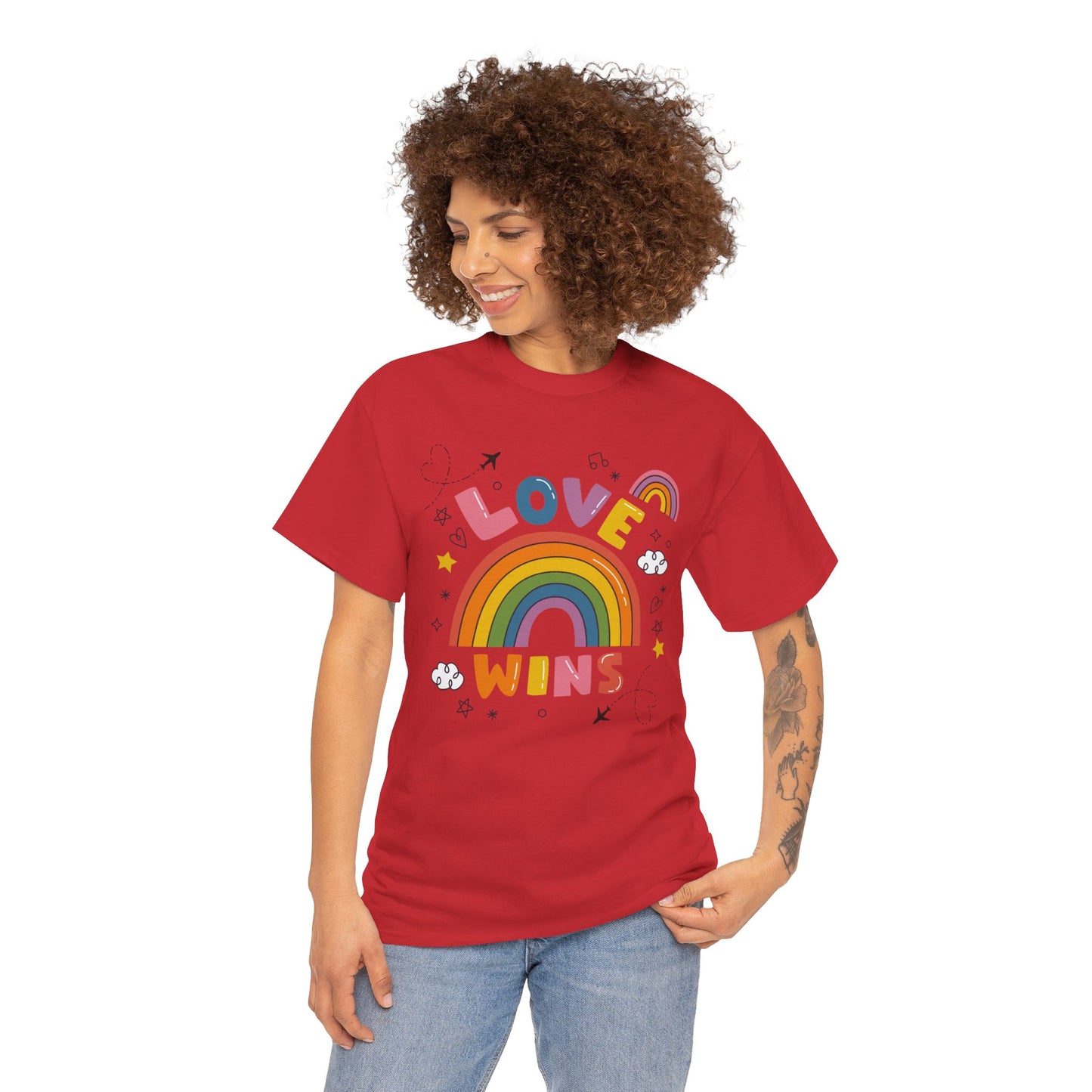 Love Wins Pride Month Unisex Cotton T-Shirt