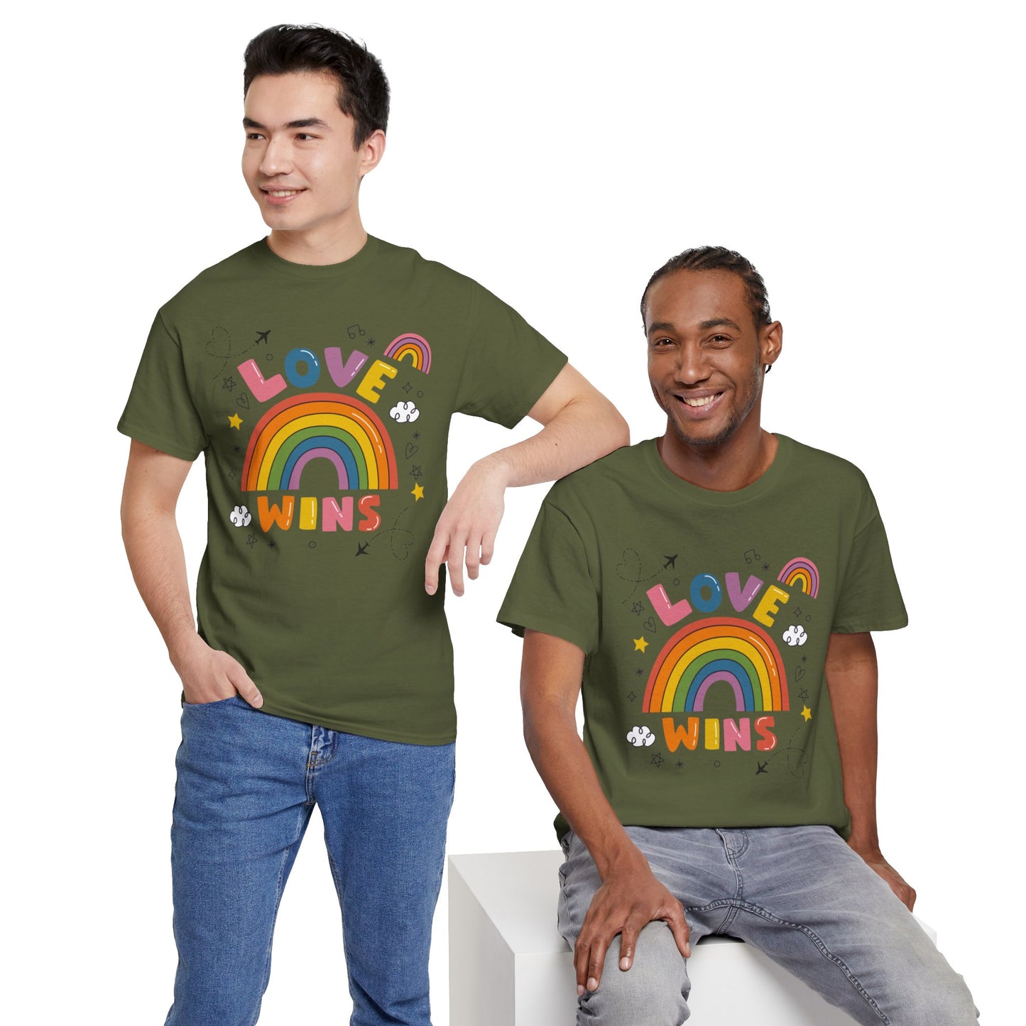 Love Wins Pride Month Unisex Cotton T-Shirt